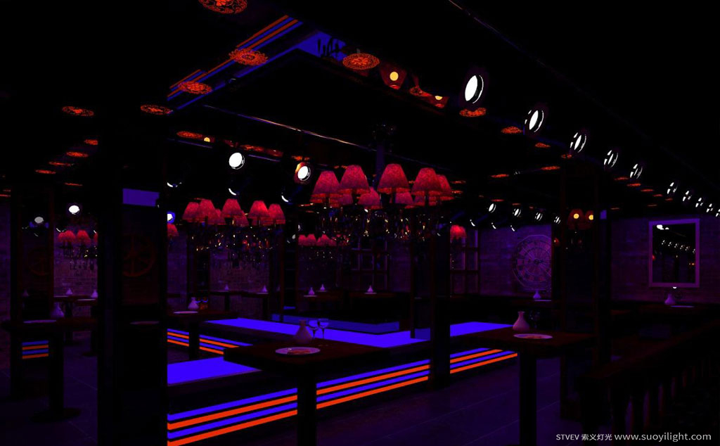 ChicagoComprehensive Solution of Entertainment Lighting System in House Dj Club